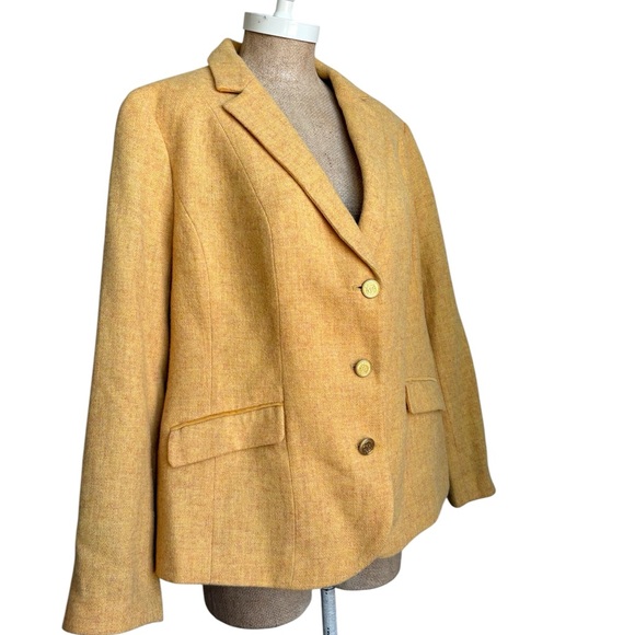 Talbots Aberdeen Wool Blend Blazer Jacket 14W - Picture 3 of 7